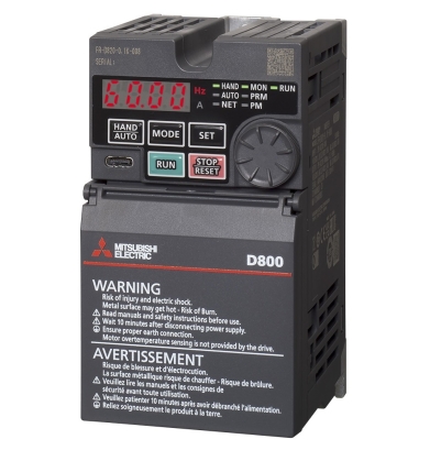 Biến tần FR-D820-0.1k-008 0.1kW-200V