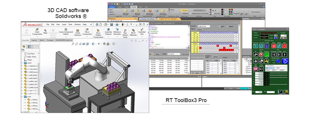 RT ToolBox3 | Engineering software | Industrial robot MELFA | Products |  MITSUBISHI ELECTRIC Factory Automation